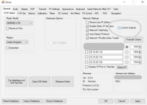 Thetis limit to subnet